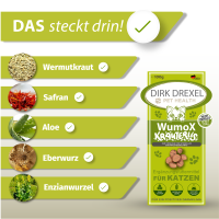 WumoX Kräuterlis für Katzen 400g für ein positives Darmklima