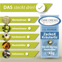 ZeckoX Kräuterlis für Hunde 92g für ein...